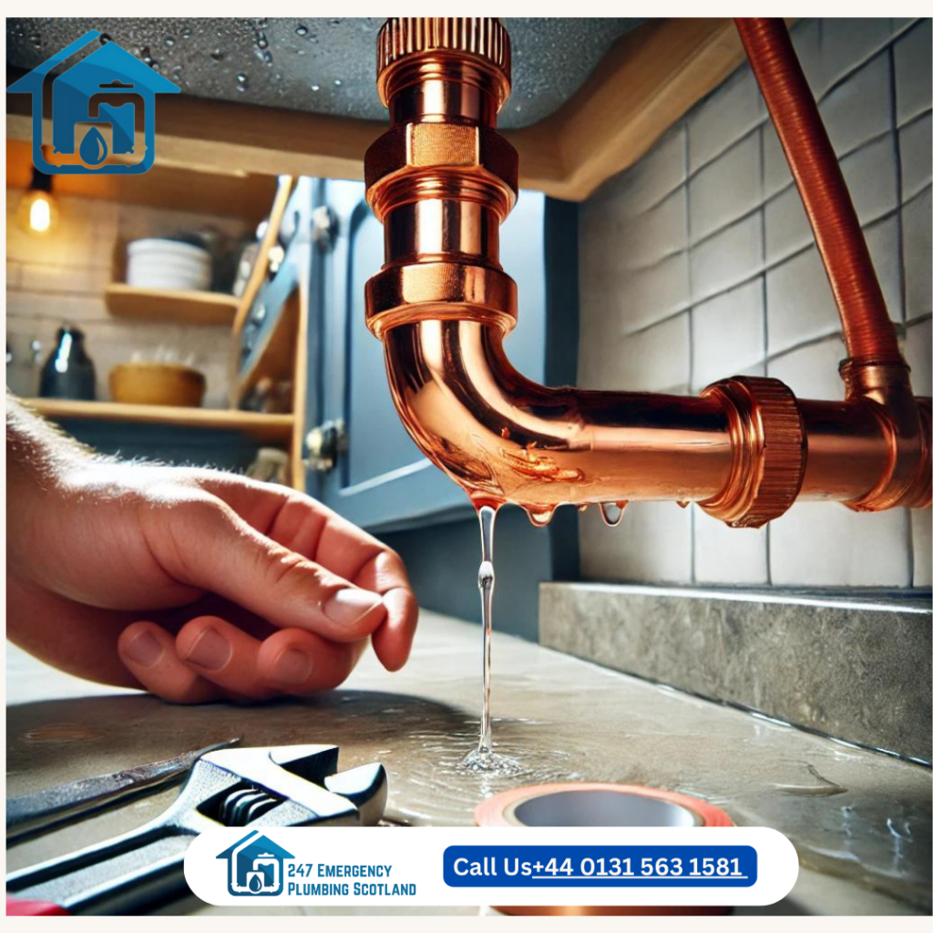 copper pipe leak repair